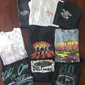 Lot of 9 vintage tees